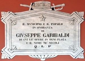Lapide Garibaldi - palazzo Torre - C. Ferlauto IBC